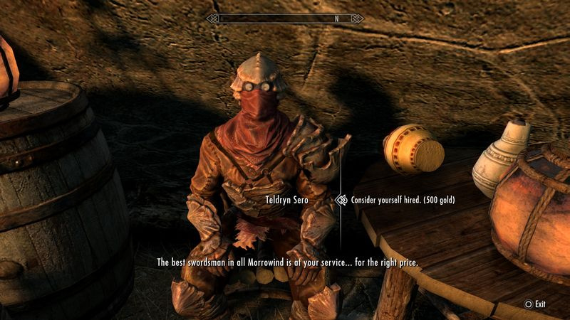 Skyrim-Gefährten: Teldryn