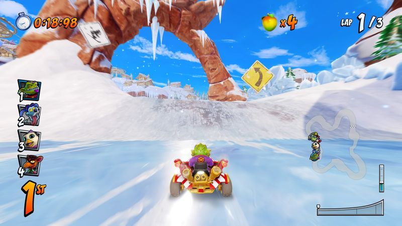 Crash Team Racing -vinkkejä: Hyppää jäältä lumelle ylläpitääksesi nopeutta