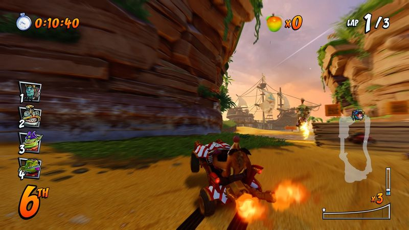 Crash Team Racing -vinkkejä Power slide