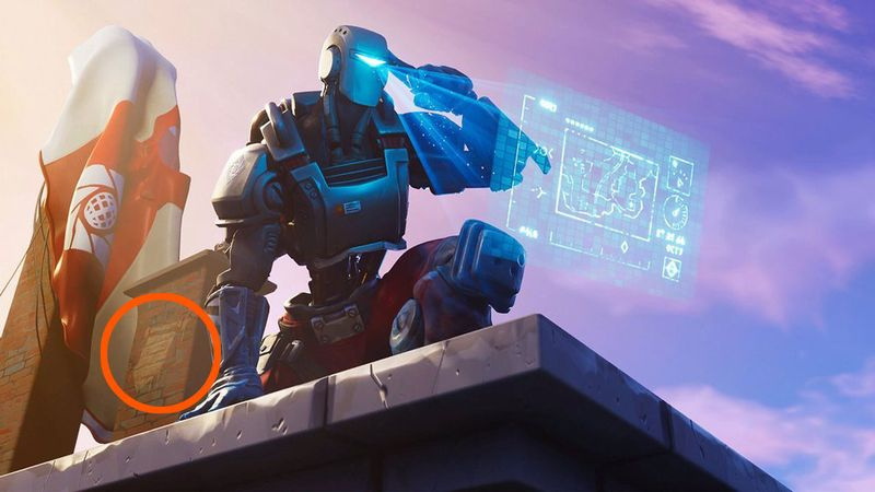 Fortnite Hunting Party Vecka 8 Skärm med dold banner