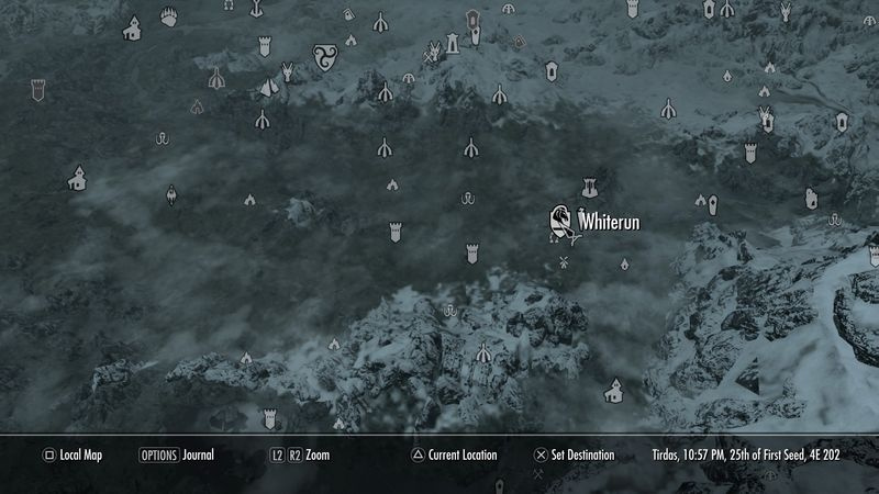 Mappa di Skyrim: Whiterun