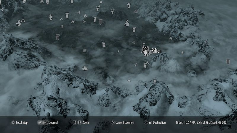 Mappa di Skyrim: Riften