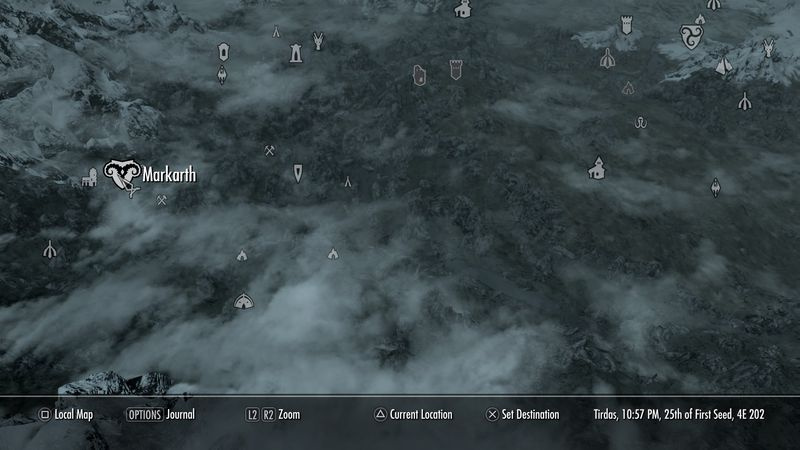 Mappa di Skyrim: Markarth