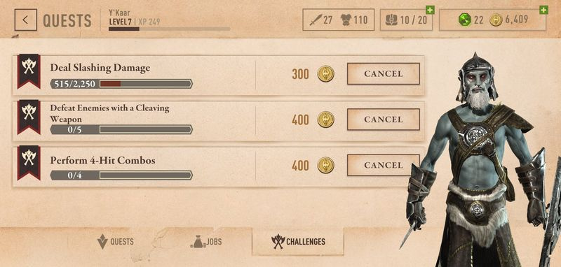 Elder Scrolls Blades tips - Dagliga utmaningar