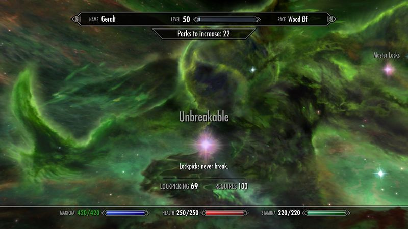 Vantaggi Skyrim: Indistruttibile