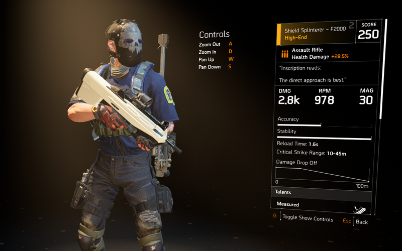 Division 2 Ivory Chest-belöningar
