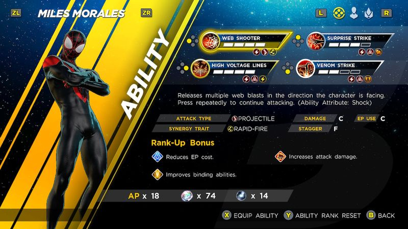 paras Marvel Ultimate Alliance 3 hahmoa Miles Morales