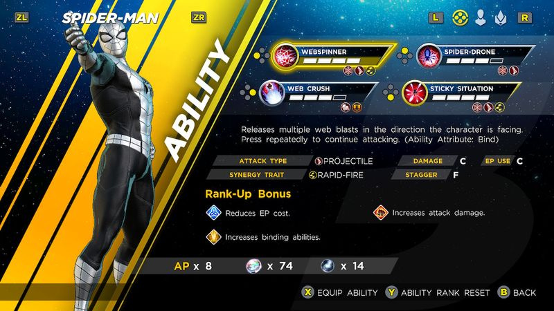 paras Marvel Ultimate Alliance 3 hahmoa Spider-Man