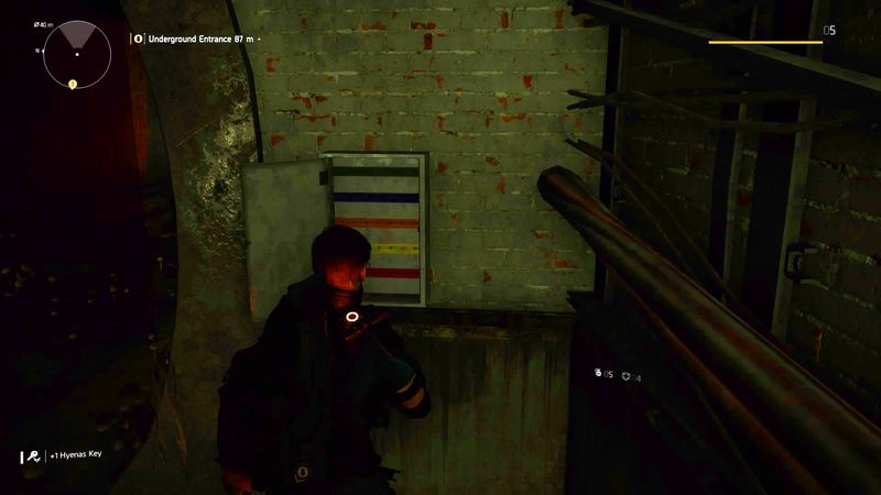 Division 2 Hyena Key -sijainti