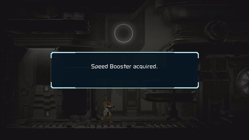 Metroid Dread Speed ​​Booster hankittu