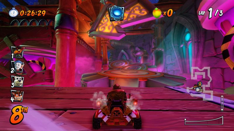Crash Team Racing Clockwork Wumpa -pikakuvake