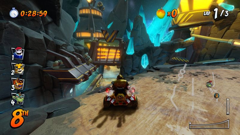 Crash Team Racing Hyper Spaceway -pikakuvake