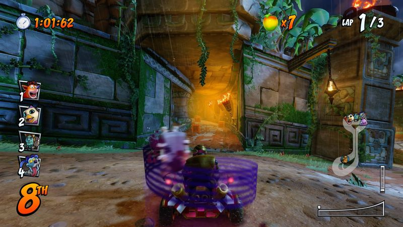 Crash Team Racing Tiger Temple -pikakuvake