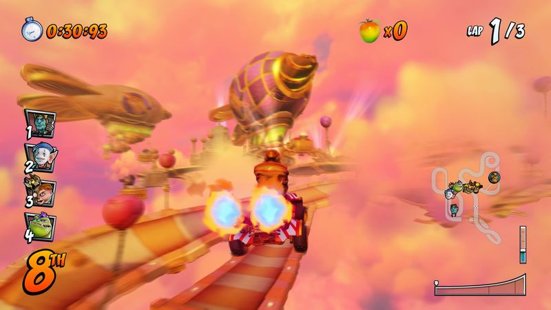 Crash Team Racing Hot Air Skyway -pikakuvake