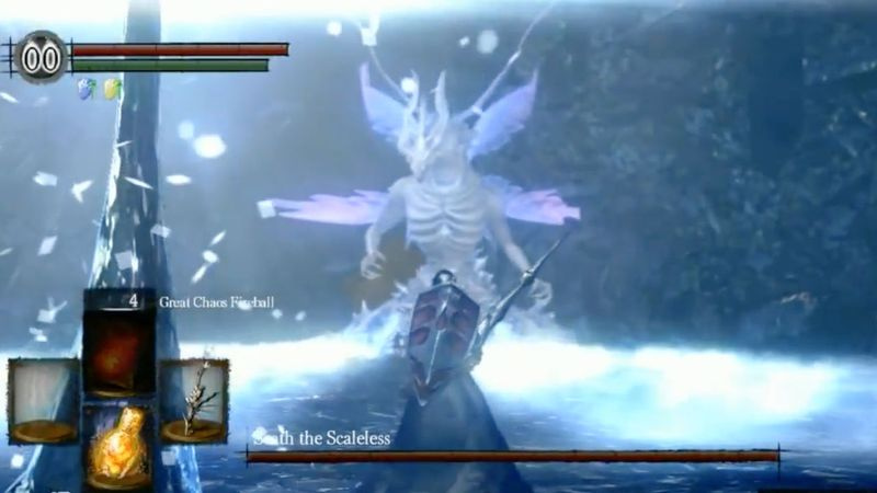 Dark Souls Remastrad boss: Seath the Scaleless