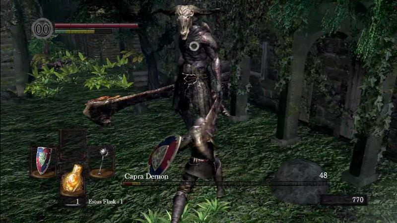 Dark Souls Remastrad chef: Capra Demon