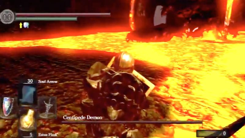 Dark Souls Remastrad chef: Centipede Demon