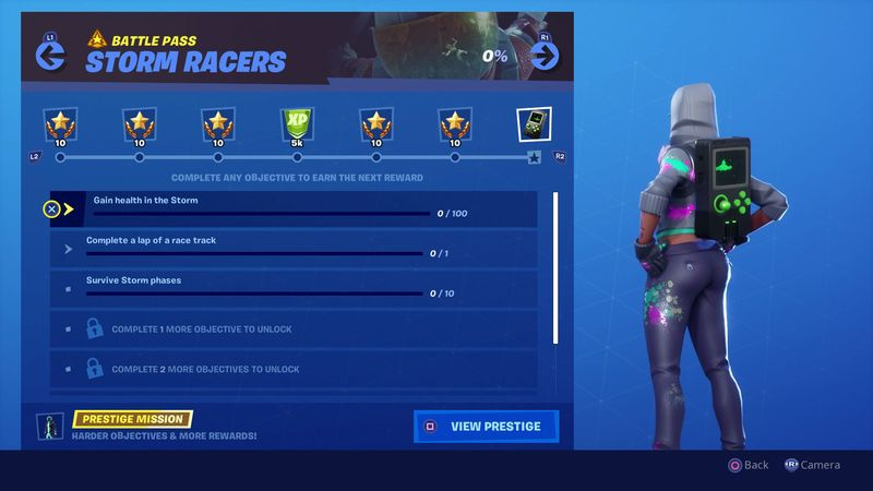 Fortnite Storm Racers udfordringer