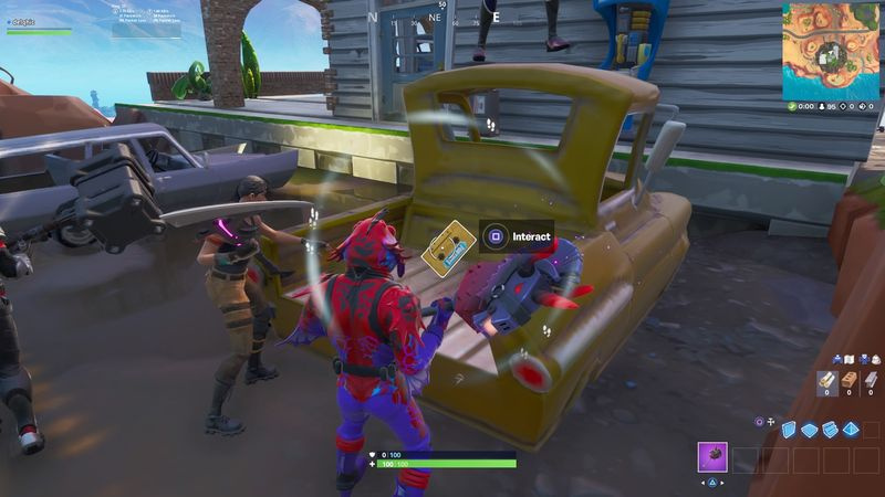 Fortnite bezoekersopnames: Drijvend Eiland