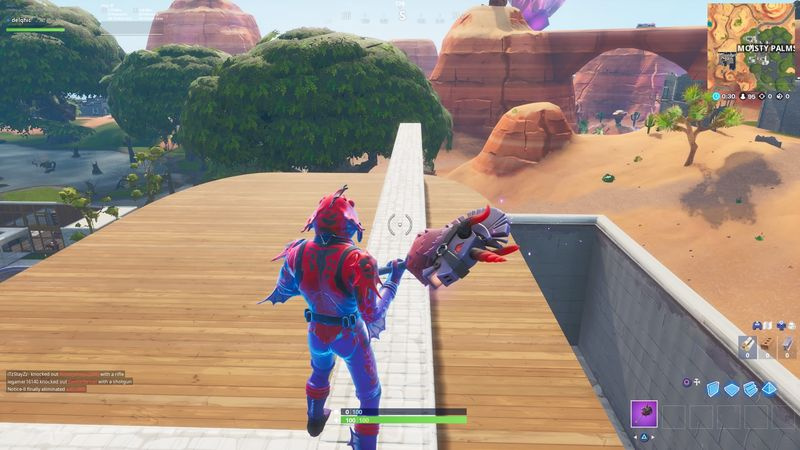 Fortnite-bezoekersopnames: Moisty Palms