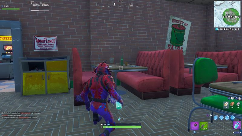 Fortnite-bezoekersopnames: Greasy Grove