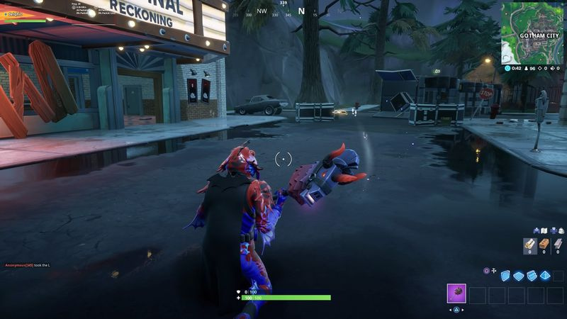 Fortnite bezoekersopnames: Gotham City