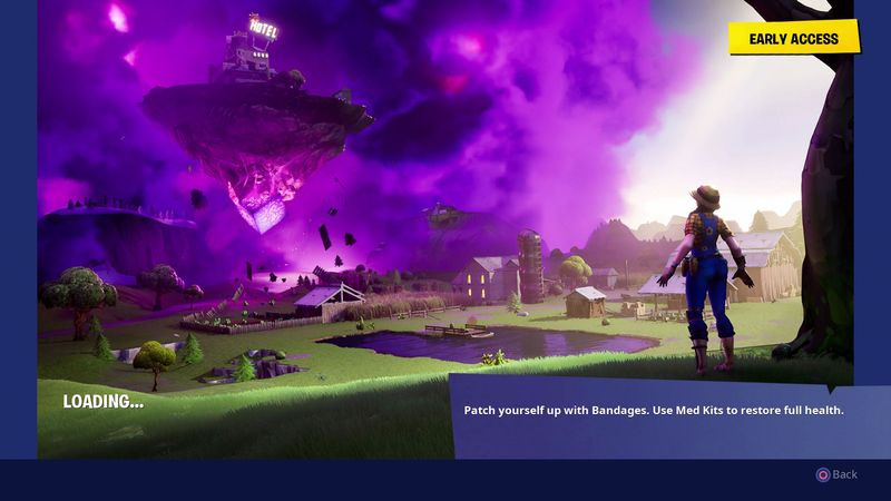 Fortnite The Return loading skærmen