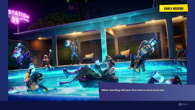 Fortnite Summer Slurp-indlæsningsskærm