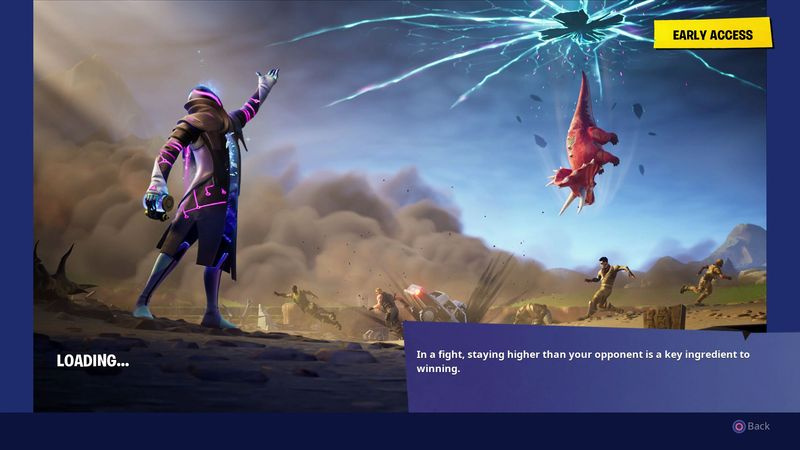 Fortnite Junk Storm-indlæsningsskærm
