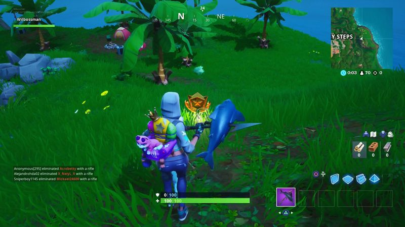 Fortnite uge 4 skjult kampstjerne