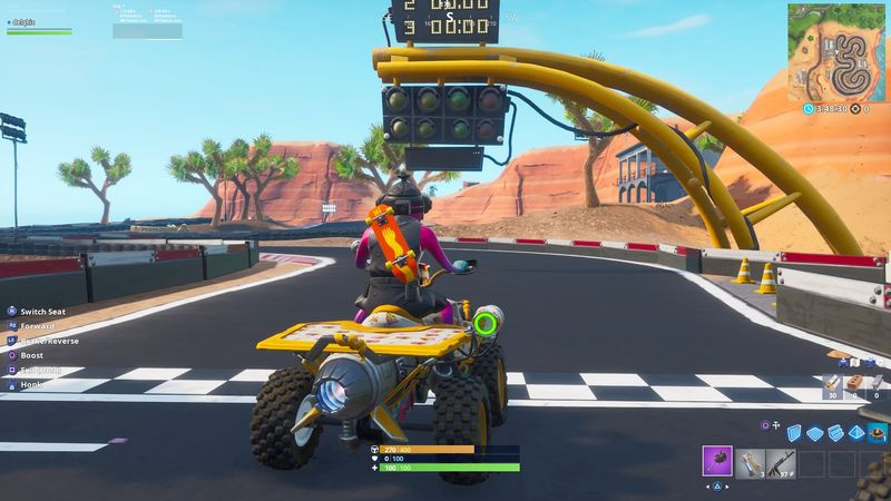 Fortnite Desert -kilparata