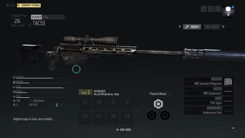 Ghost Recon Breakpoint-pistoler: TAC50