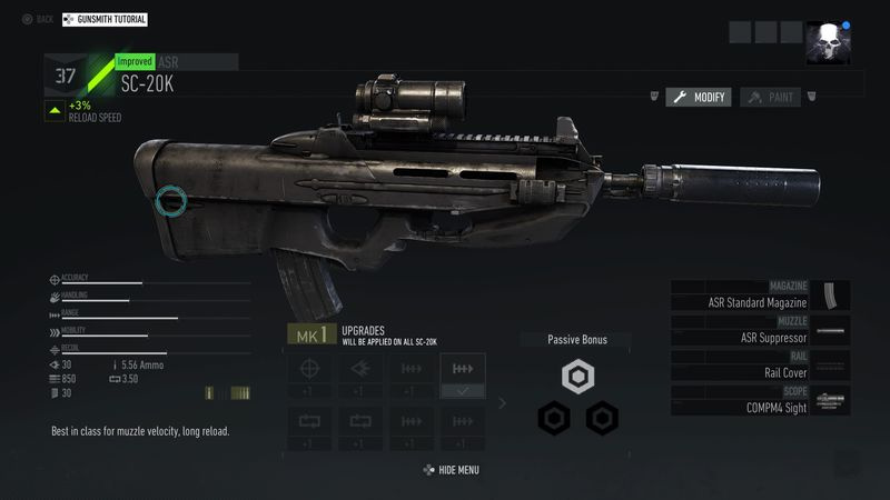Ghost Recon Breakpoint-pistoler: SC-20K