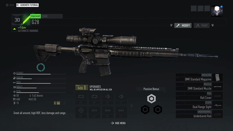 Ghost Recon Breakpoint-pistoler: G28