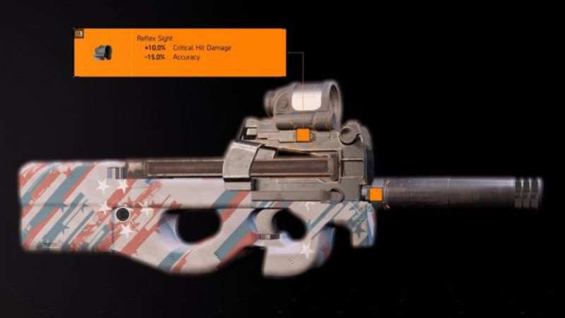 Divisjon 2 Exotic SMG Chatterbox