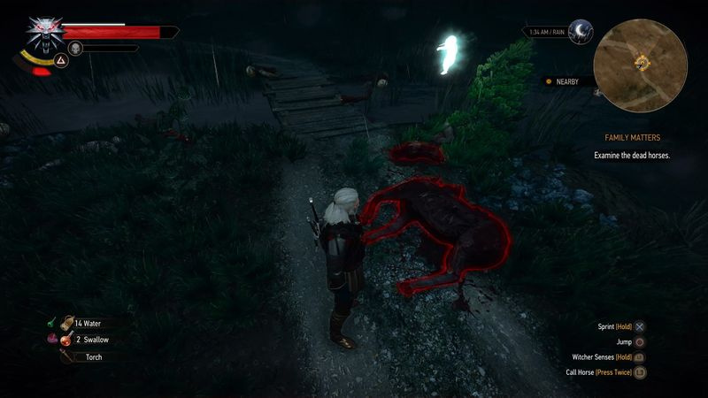 the witcher 3 familie betyder hest
