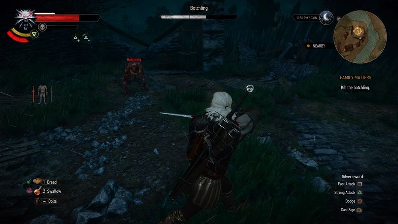 the Witcher 3-familien betyder noget galt kamp