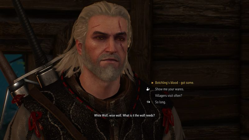The Witcher 3 flasker blod
