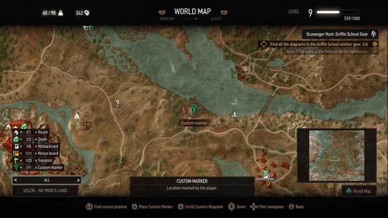 the Witcher 3-familien har betydning for fiskerens placering