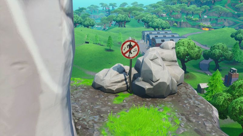 Fortnite No Dancing-tecken