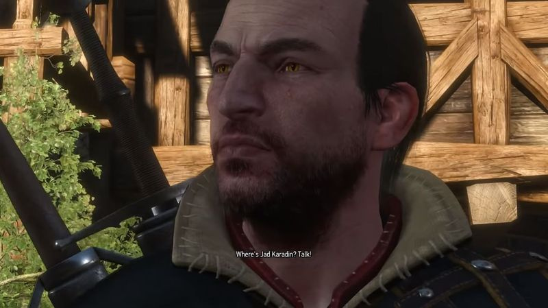 The Witcher 3 følger tråden Jad Karadin placering