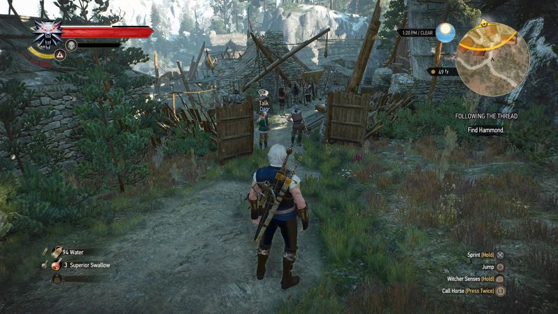 The Witcher 3 følger tråden Meet Lambert at the Nowhere Inn