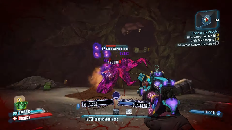 Borderlands 2 Tandenstokergids: Sand Worm Queen