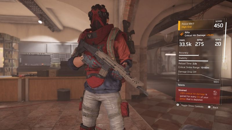 Division 2 parhaat aseet - Mk17 Rifle
