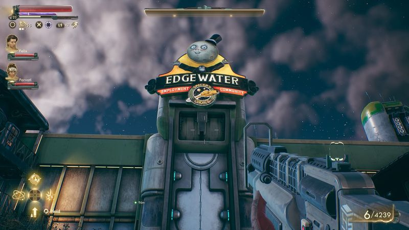 Lo Spacer delle fazioni di Outer Worlds