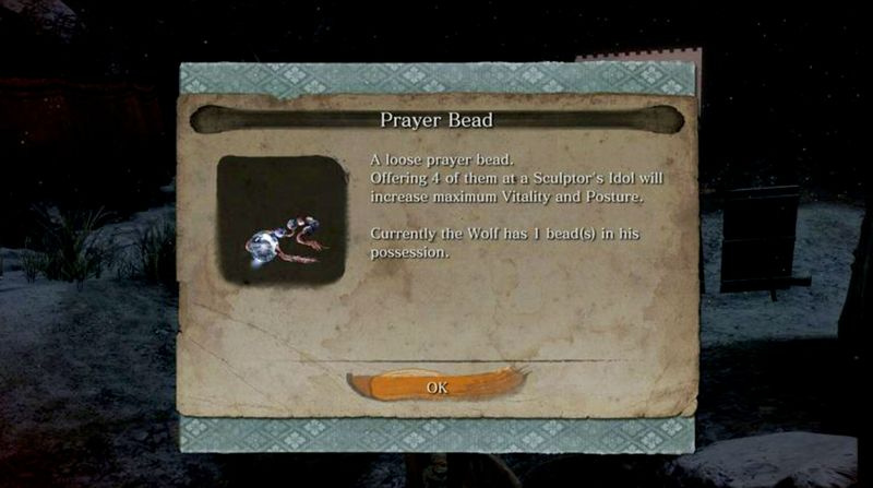 Grani di preghiera Sekiro e semi di zucca