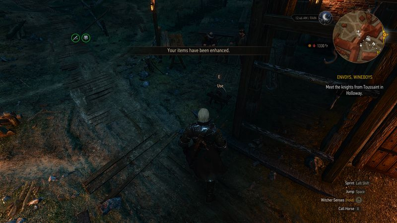 Witcher 3 wapensmid tafels en slijpstenen