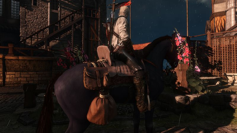 Witcher 3 zadeltas voor Roach