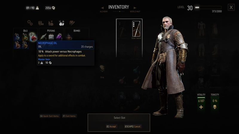 Witcher 3 oliën