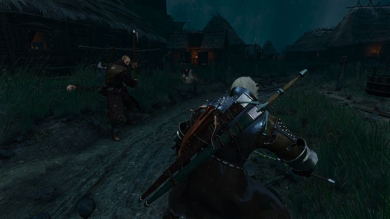 Witcher 3 vecht tegen rollend ontwijken